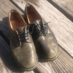 Vintage Dr Martens Oxford - Olive Green